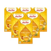 Yogi Tea - Pures Glück Für die Sinne Bio Kräutertee | 6x37,4g 6x17 St