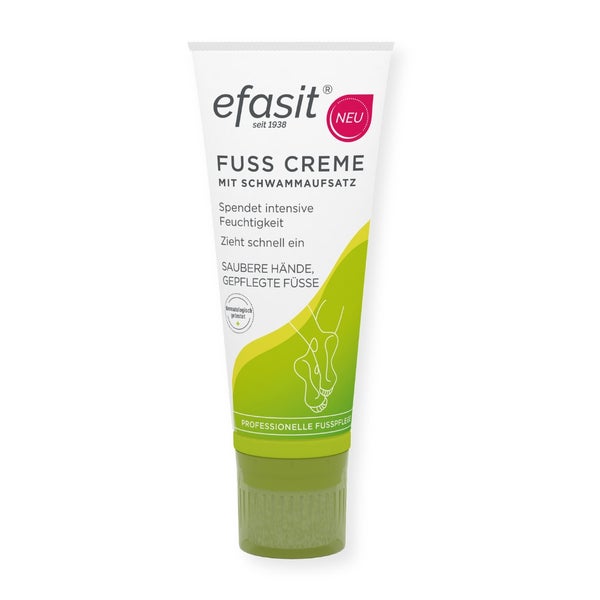 efasit Fuß Creme mit Schwammaufsatz 75 ml
