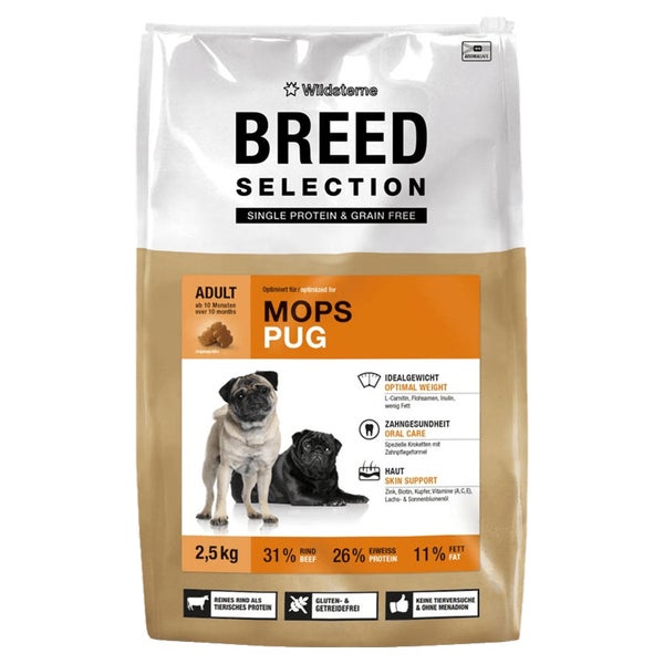 Wildsterne Breed Mops 2,5 kg
