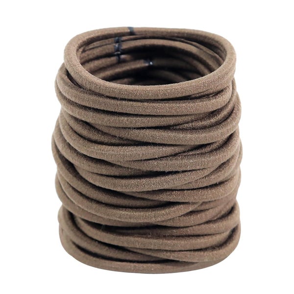 36 Stück Haargummis Mädchen Braun Elastisch Ohne Metall 4mm 1 St