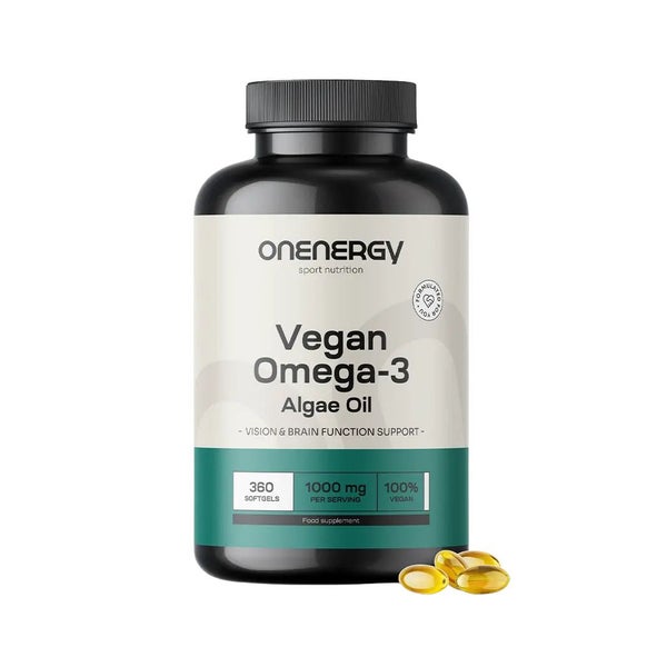 OnEnergy Veganes Omega-3 aus Algen 1000 mg 360 St