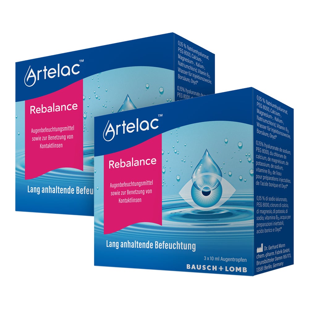 Artelac Rebalance Augentropfen 6X10 ml