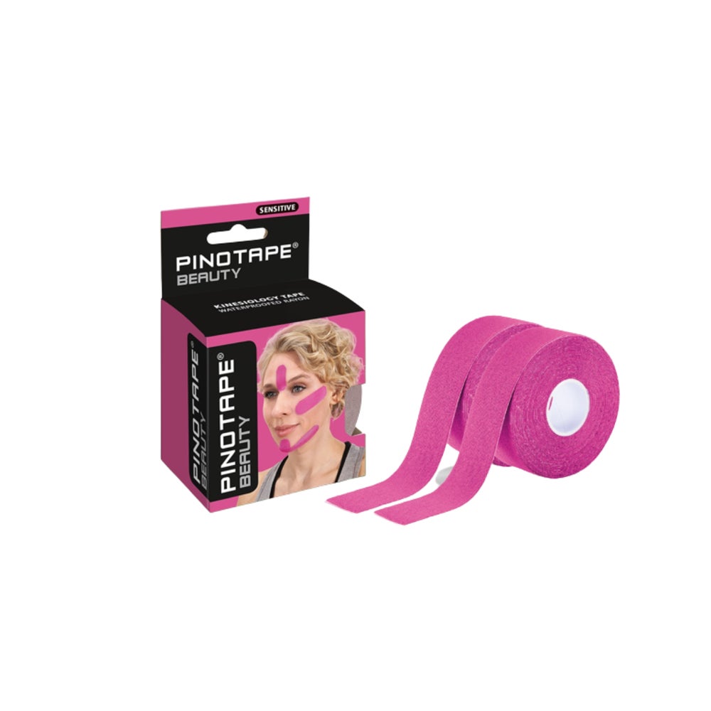 Pinotape Sensitive Tape Beauty kosmetisches Tape Pink 2 x 5m x 2,5cm 2,5 cm