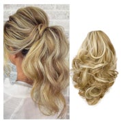 Haar Extensions Zopf Clip 30 cm 110g Sandiges Blond&Bleiches 1 St