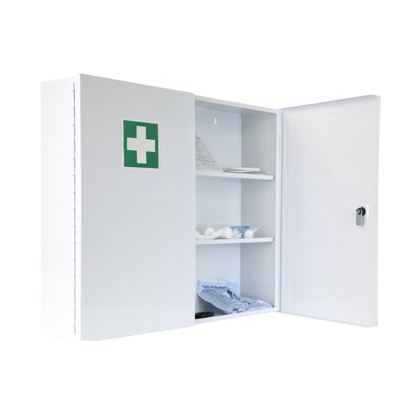 FAP - Verbandschrank G (leer) – zweitürig aus Metall 1 St