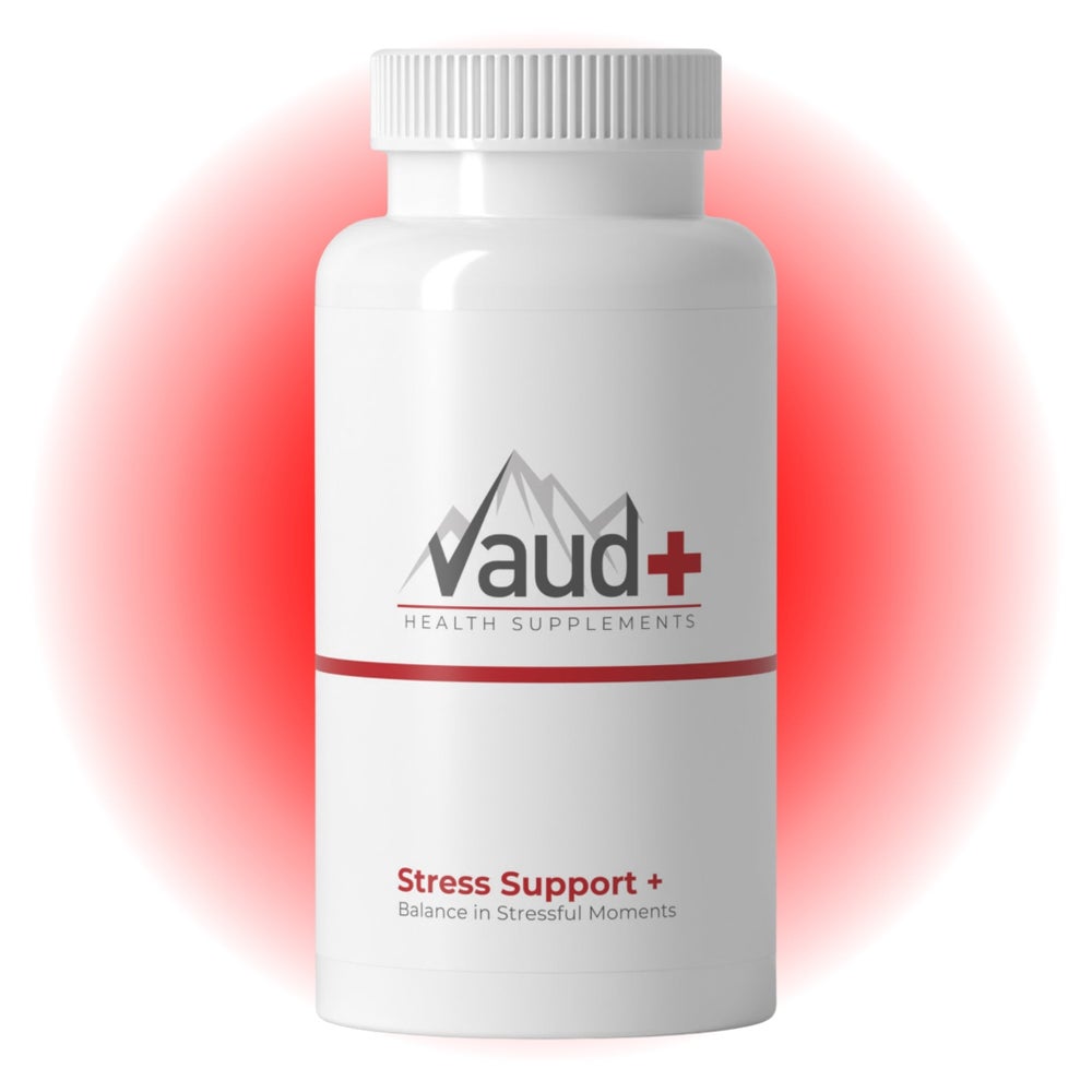 Vaud Stress Support - Rhodiola & Ginseng - Natürliche Unterstützung für mentale Balance - 60 Kapseln 60 St