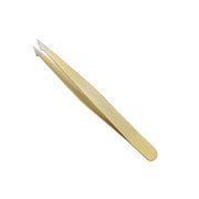 Pinzette 9.5 cm, golden, schräg