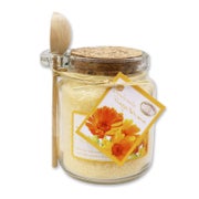 Florex Badesalz Ringelblume Glas mit Holzlöffel 300 g