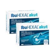 Produktabbildung: IbuHEXAL® akut 400 mg Doppelpack 2X50 St