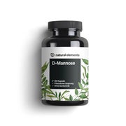 D-Mannose – 180 Kapseln – 1800mg D-Mannose pro Tagesdosis – vegan, optimal dosiert, ohne unerwünschte Zusätze – in Deutschland produziert & laborgeprüft 180 St