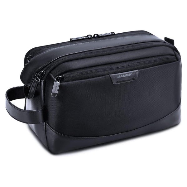 BAGSMART Herren Kulturbeutel Reise Organizer Leder Dopp Kit 1 St