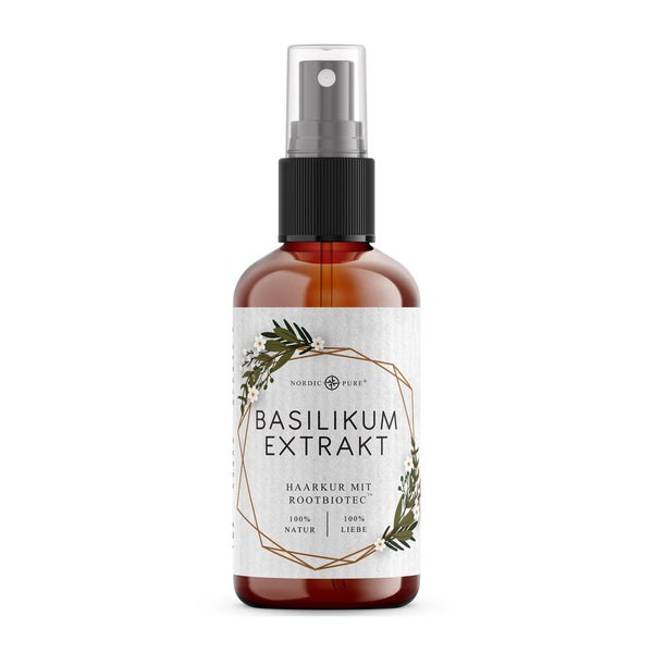 Nordic Pure Basilikum-Extrakt Haarkur mit RootBioTec™ 100 ml