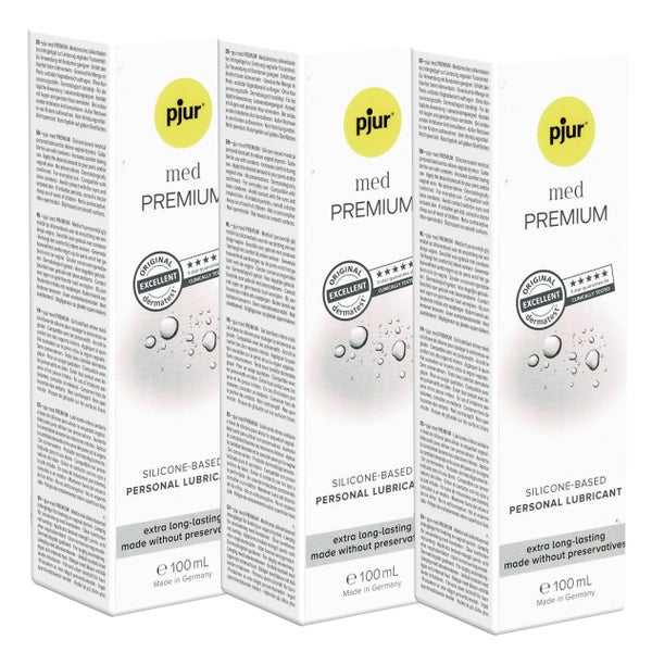 med PREMIUM Glide 3x100ml – Silikon-Gleitgel (0.3 l) 300 ml