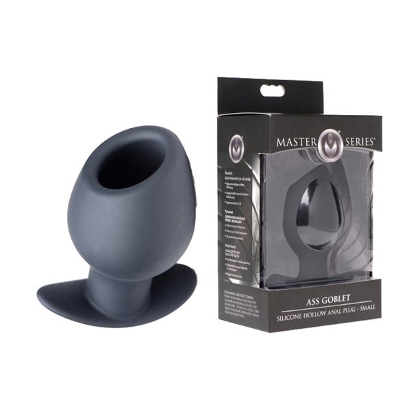 Master Series -  Ass Goblet Hollow Anal Plug Small