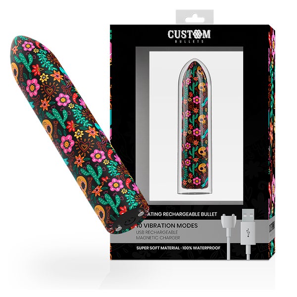 Custom Bullets - Floral - Bullet-Vibrator 1 St