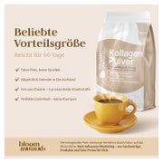 Kollagen Hydrolysat Pulver 1 kg - Bloom Naturals 1000 g