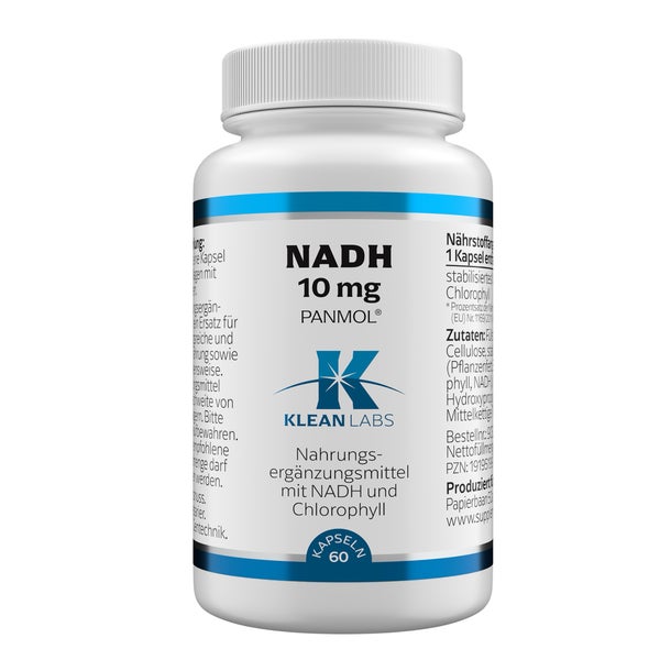 Nadh 10 Mg Panmol Klean Labs Kapseln 60 St