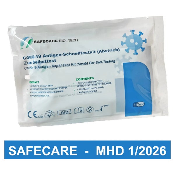SAFECARE - Corona Antigentest Schnelltest Selbstest - 10 St 10 St