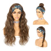 Perücke Stirnband Body Wave Synthetisch 150 Dichte 26 golden 1 St