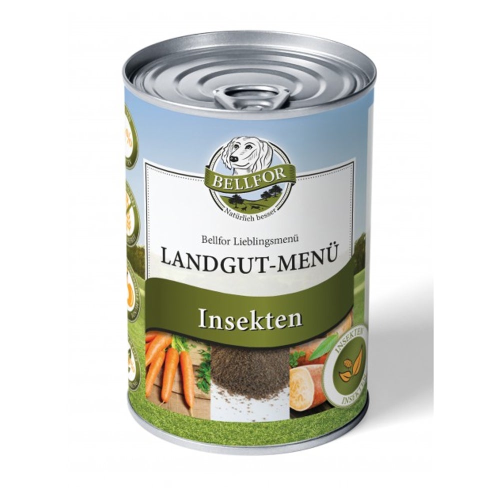 Bellfor Hundefutter Nass mit Insekten Landgut-Menü 400 g 400 g
