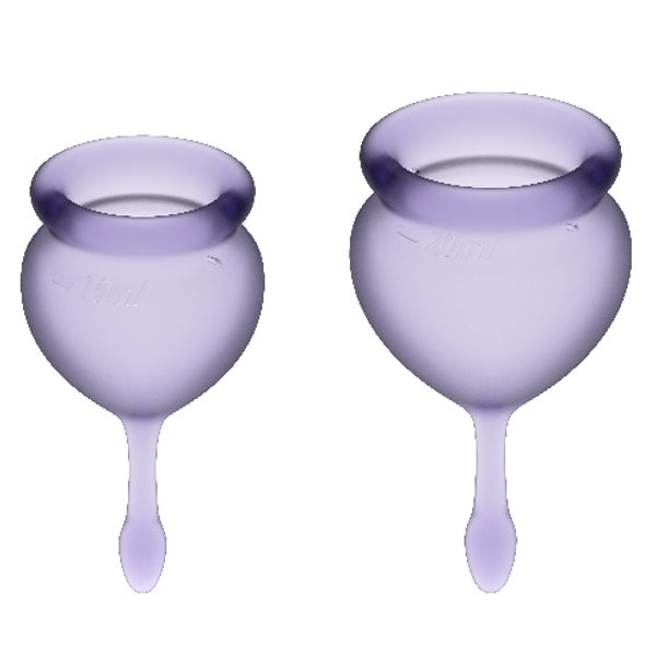 Satisfyer - Satisfyer - Feel Good Menstrual Cup Lila 15 + 20 ml