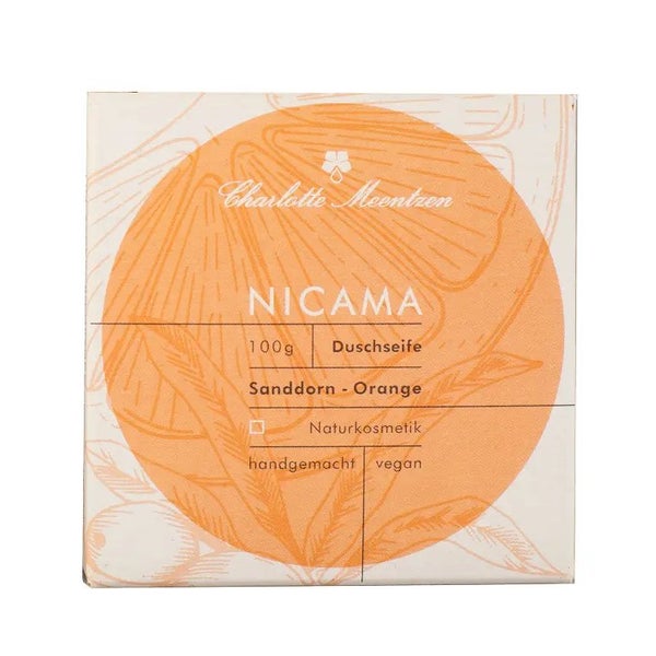 Charlotte Meentzen -Nicama Duschseife Sanddorn-Orange, 100 g - Extras, Charlotte Meentzen 100 g