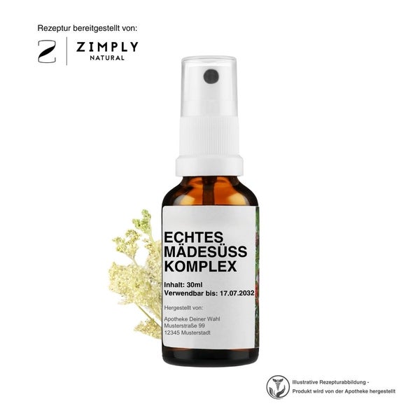 Zimply Natural ECHTES MÄDESÜß KOMPLEX - Pflanzbasierte Rezeptur 30 ml