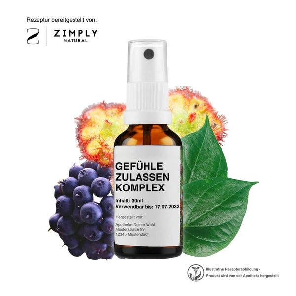 Zimply Natural GEFÜHLE ZULASSEN KOMPLEX - Pflanzbasierte Rezeptur 30 ml