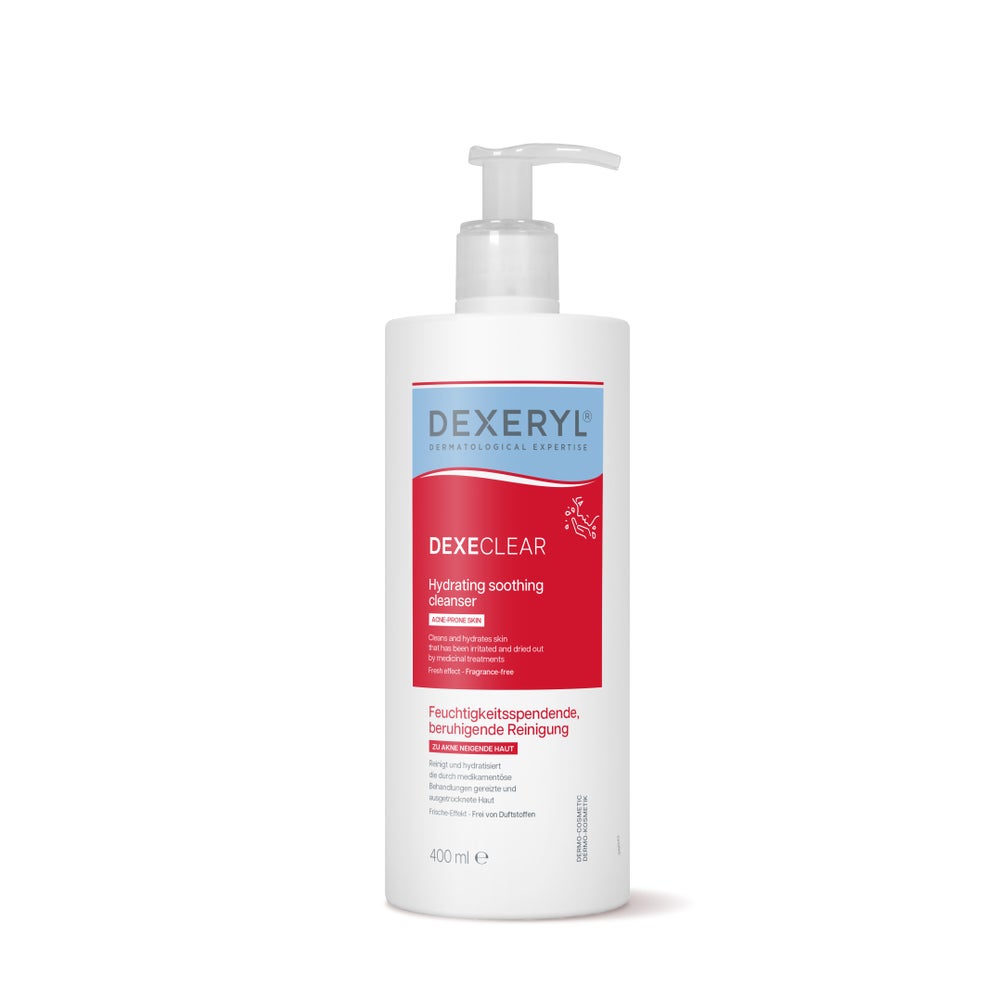 DEXECLEAR feuchtigkeitsspendende, beruhigende Reinigung 400 ml