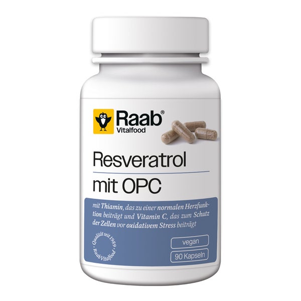 Raab Vitalfood Resveratrol Mit Opc Kapseln 90 St