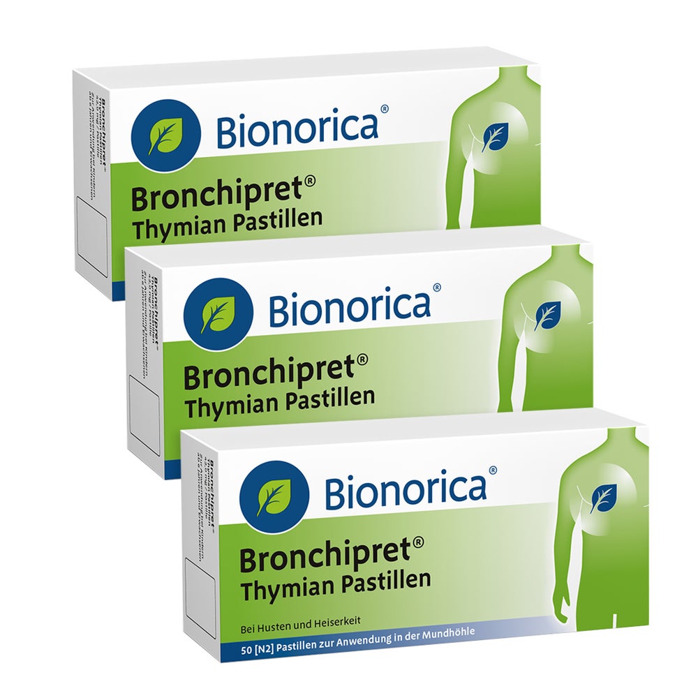 Bionorica® Bronchipret® Pastillen Dreierpack 3X50 St