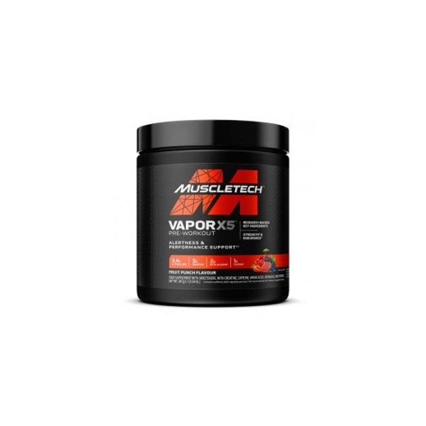 Vapor X5 Pre-Workout Fruit Punch, Pulver 247 g