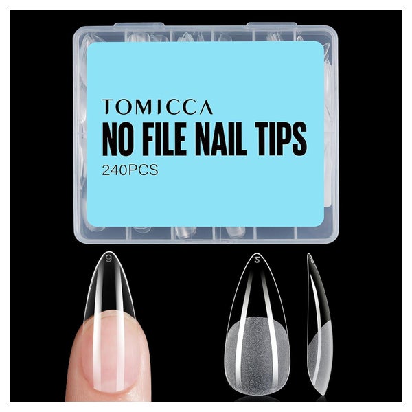 Nageltips Almond Medium 240 Stück 12 Größen 19.Almond Medium 1 St