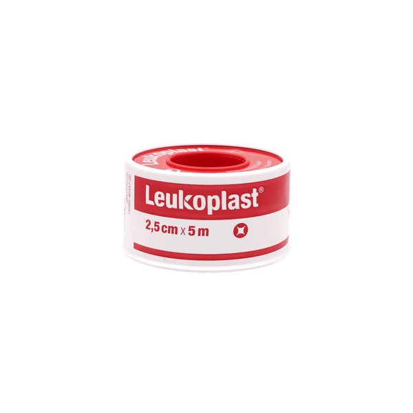 BSN Leukoplast Fixierpflaster hautfarben ohne Schutzring 1 Rolle - 5 m x 2,5 cm