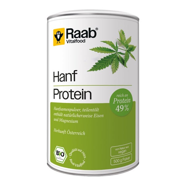 Naturland Bio Hanfprotein Pulver 500 g