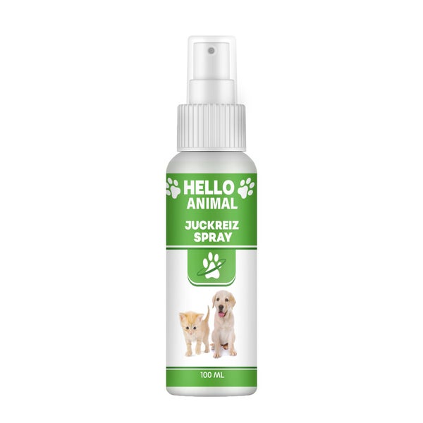 Hello Animal® | Juckreiz Spray für Hund & Katze | natürliche Unterstützung 100 ml