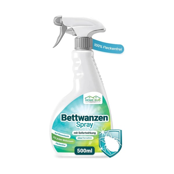 HomeBugProtect Bettwanzen Spray für Textilien & Möbel - 500ml Sprühflasche 500 ml