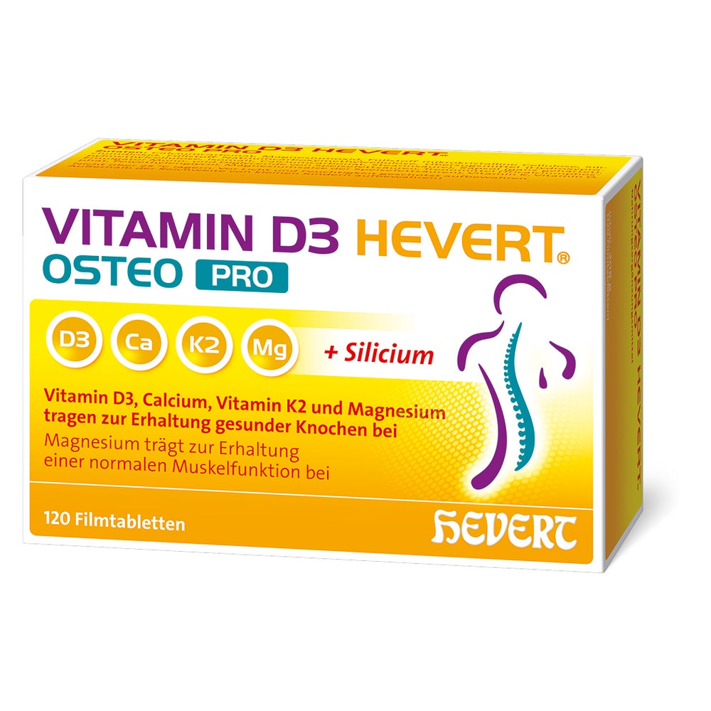 Vitamin D3 Hevert Osteo Pro Filmtabletten 120 St