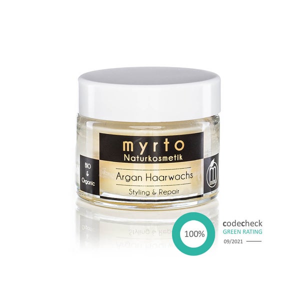 myrto-Bio Argan Haarwachs - glättender Finisher für Styling und Repair