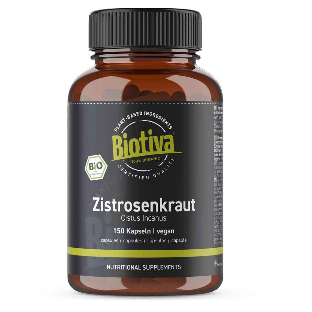 Biotiva Zistrosenkraut Kapseln Bio 82 g
