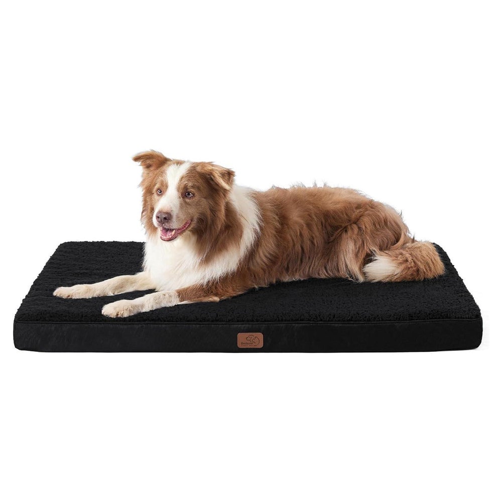 Hundebett orthopädisch waschbar schwarz L 112 x B 81 x H 8 c 1 St