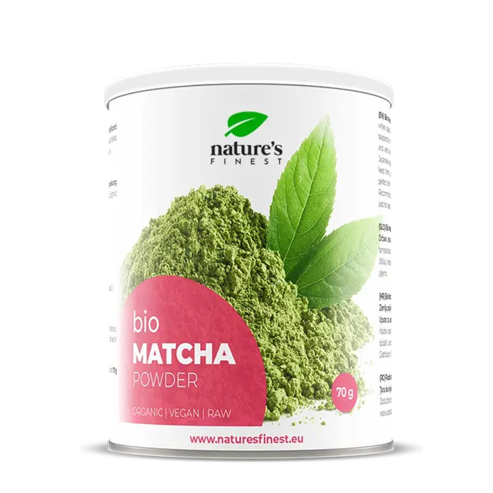Nature's Finest Matcha Bio Pulver - Die hochwertigste Form von grünem Tee 70 g