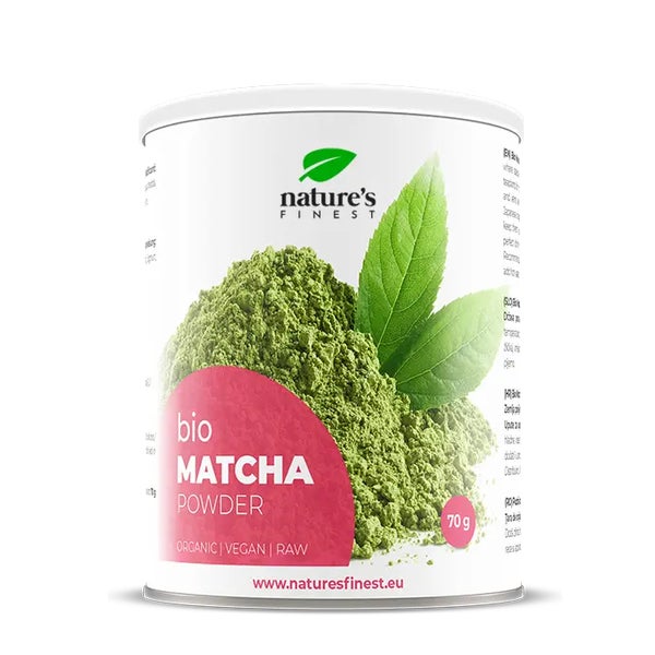 Nature's Finest Matcha Bio Pulver - Die hochwertigste Form von grünem Tee 70 g