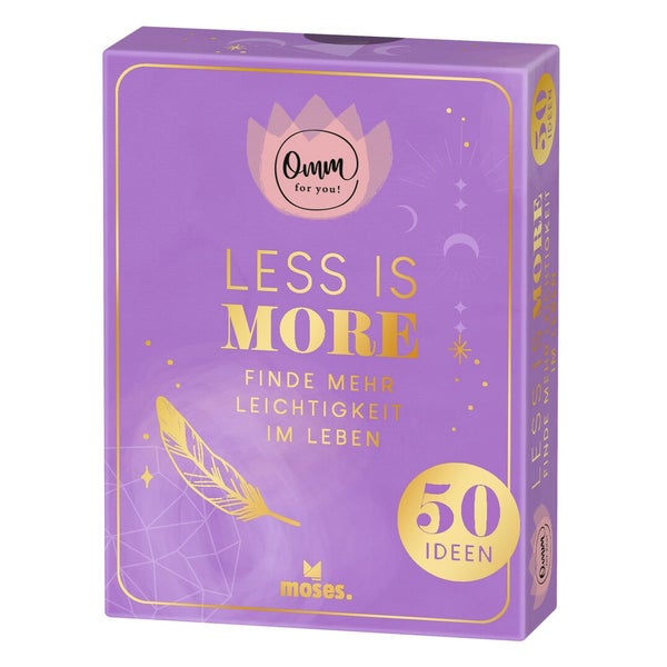 Omm for you Less is more