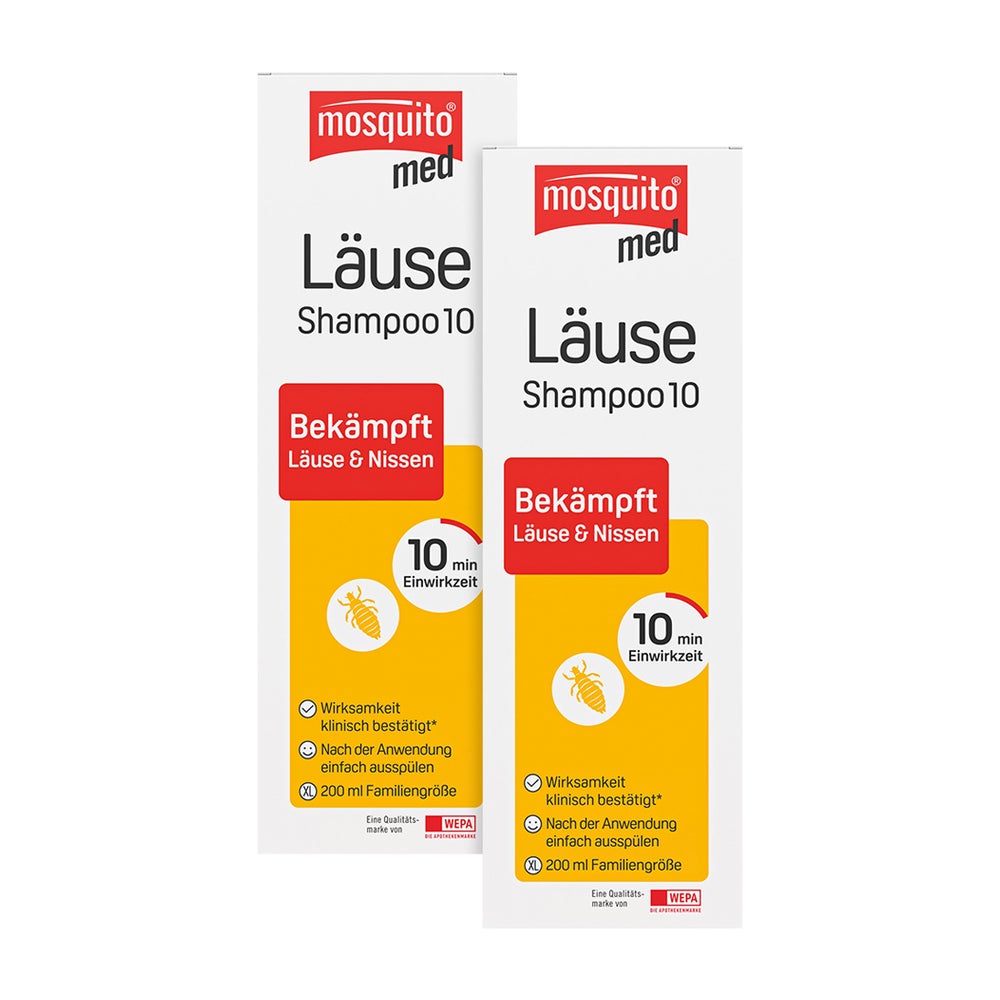 Mosquito med Läuse Shampoo 10 Doppelpack 2X200 ml