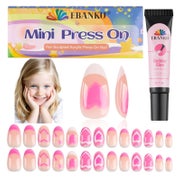Falsche Nägel 26 Rosa Kinder Aufpressnagel Nagelkleber Herzs 1 St