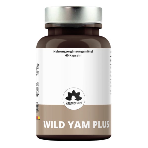 Wild Yam - 60 Kapseln - Yamswurzel + D3 60 St