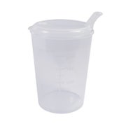 Medi-Inn Schnabelbecher Trinkbecher 250 ml Öffnung 4x4 mm transparent 1 St