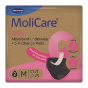 Produktabbildung: Molicare Lady Absorbent Underwear+5 Pads Gr.m 1 St