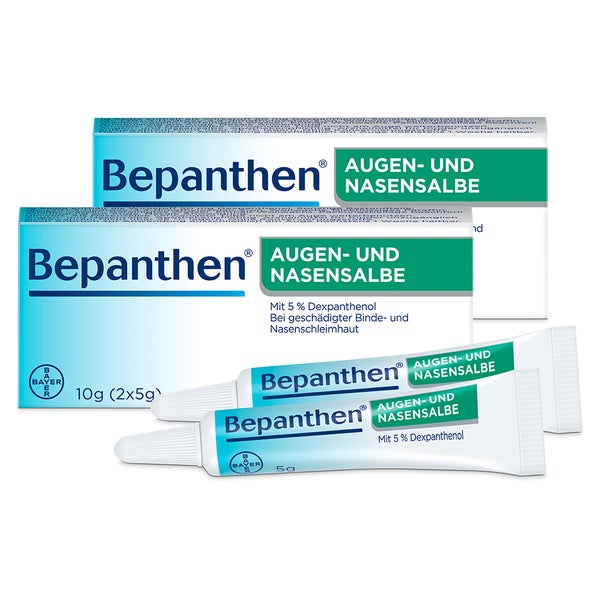 Bepanthen Aug- u Nasens 10 mg Doppelpack 2X10 g
